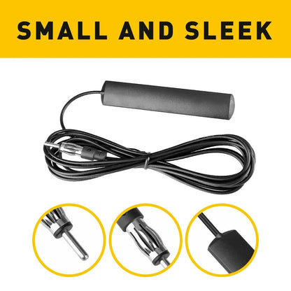 Hidden Amplified Antenna for Universal Automobile Car (AM/FM Radio)