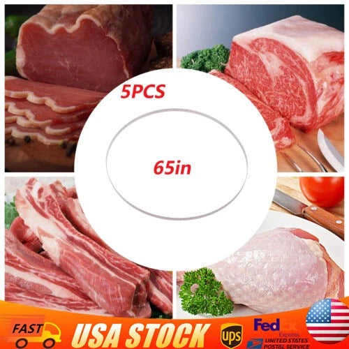 5pcs 1650mm Band Saw Blade for Meat Bone Butcher Cutter