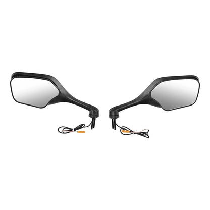 Rear View Mirrors with LED Turn Signals for Honda CBR1000RR (2008–2016)