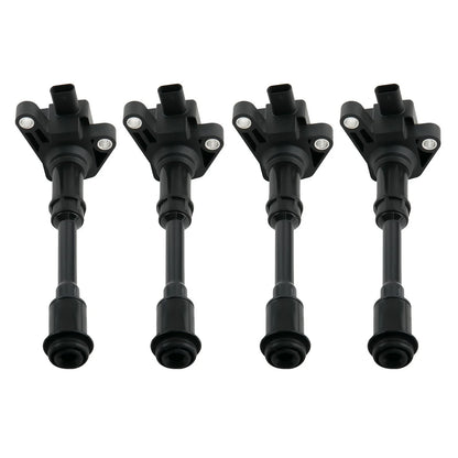 Set of 4 Ignition Coils for Ford Escape Fiesta Fusion (2013–2016) 1.6L I4