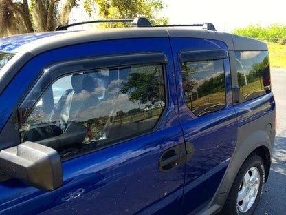 AVS 3M Tape-On Smoke Rain Guards for Honda Element (2003–2011) 94725