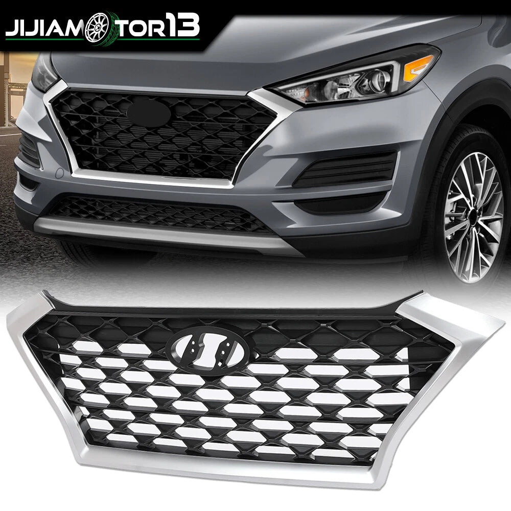 Front Upper Bumper Grille for Hyundai Tucson (2019–2021) J-02HGL3110ABK, 86350-D3500, HY1200225