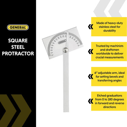 Angle Protractor for General Tools (Pack of 1)