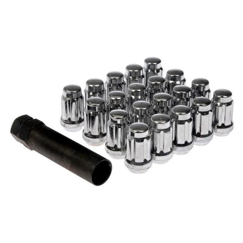 Wheel Lock Set for Nissan GT-R/Ariya/Kicks e-Power (2023) ALX-PAU-RB-711-455-CL360A68, Chrome