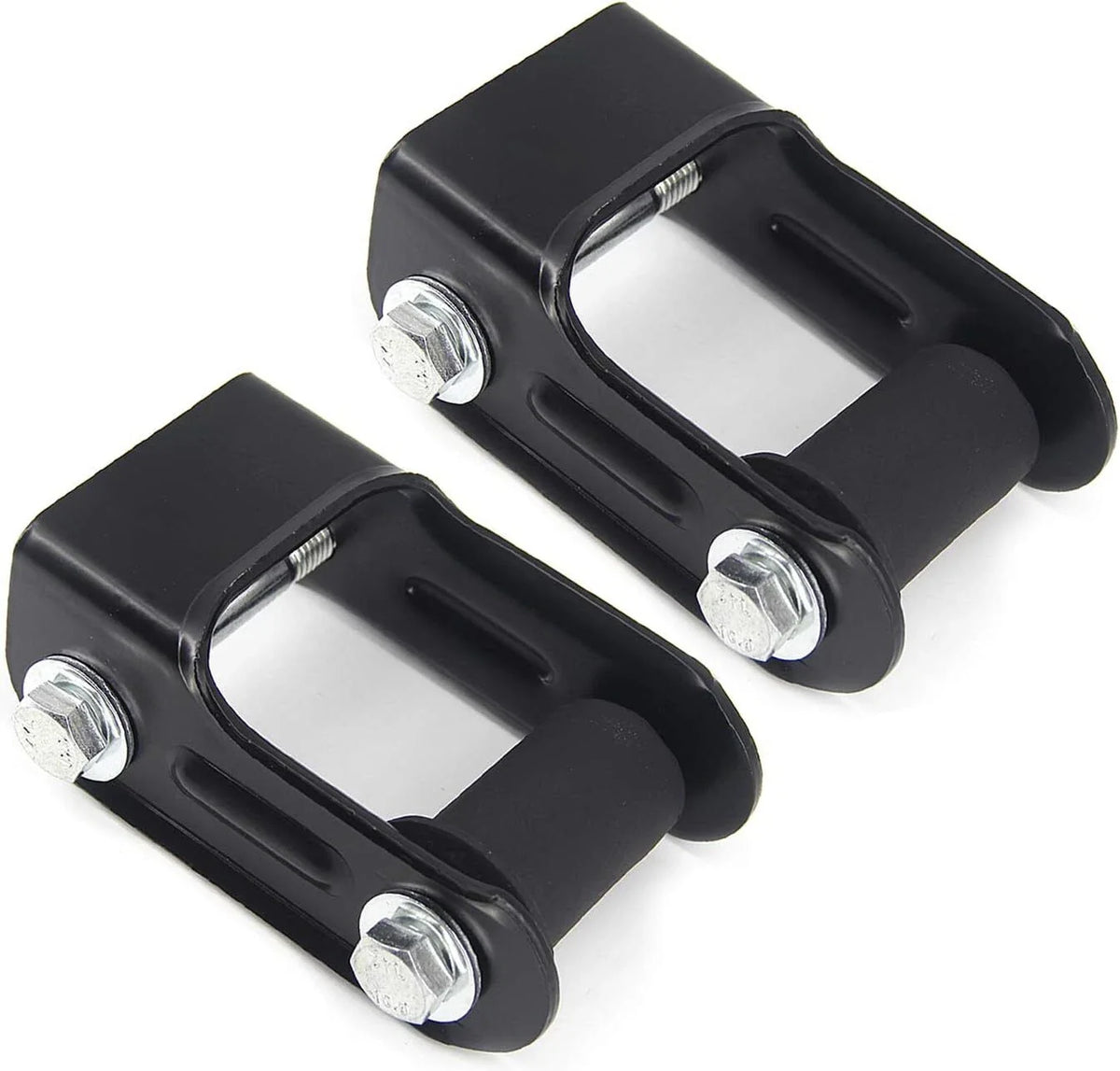 Set of 2 Rear Leaf Spring Shackles for Chevy Blazer S10 GMC Jimmy S15
