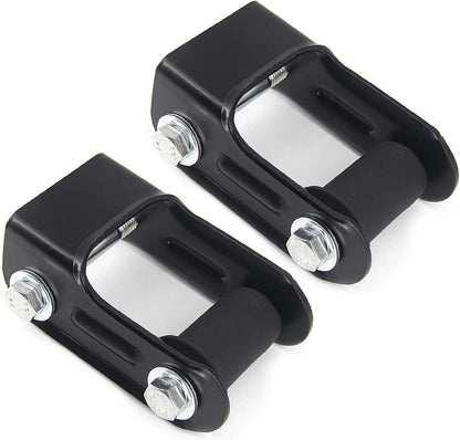 Set of 2 Rear Leaf Spring Shackles for Chevy Blazer S10 GMC Jimmy S15