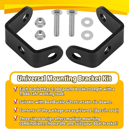 Boat Buckle G2 Universal Mounting Bracket Kit #F14254 (Universal)