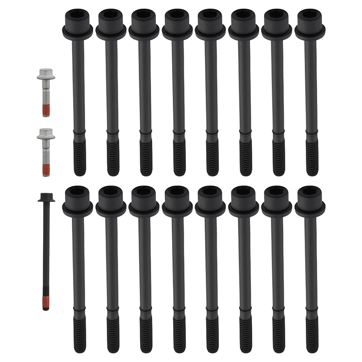 Head Bolt Set for Chevy Buick Isuzu 2.8L 2.9L 3.5L 3.7L 4.2L DOHC (2002–2010)