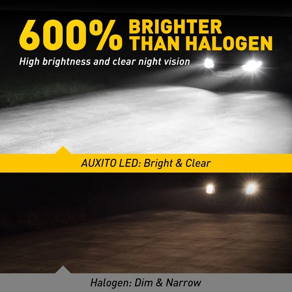 Set of 2 LED Headlights for Hi/Lo Beam 9005 9006 H9