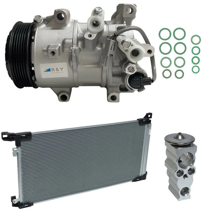 AC Compressor Kit with Condenser for Toyota Corolla 2.0L (2020–2020)