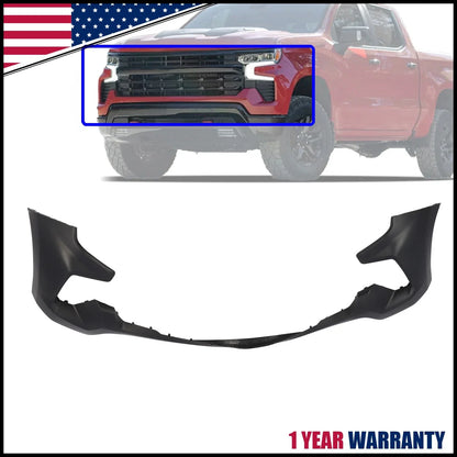 Front Upper Bumper Cover for Chevrolet Silverado 1500 (2022–2024)