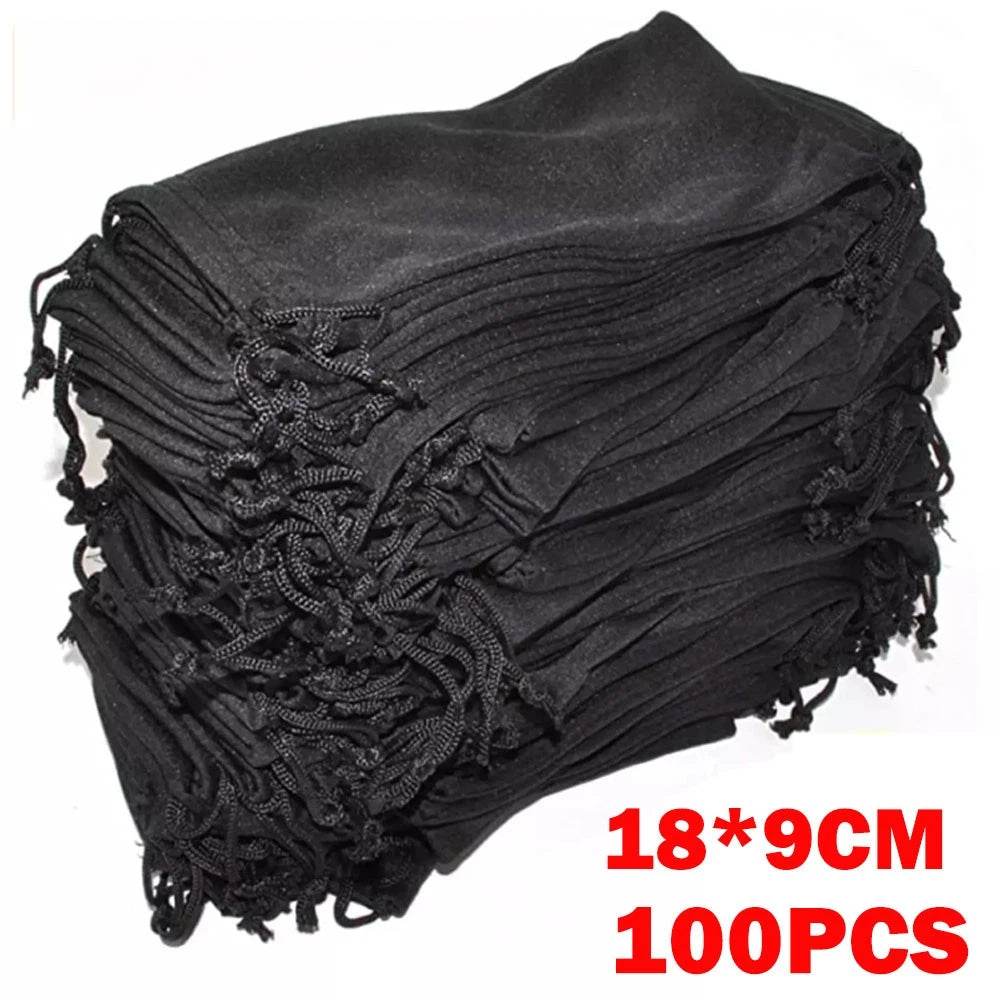100x Micro Fiber Sunglasses Carrying Pouch Soft Case Glasses Bag