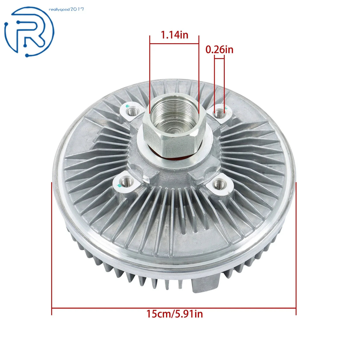 Radiator Cooling Fan Clutch for Dodge Dakota (2005–2010) & Mitsubishi Raider (2006–2009)