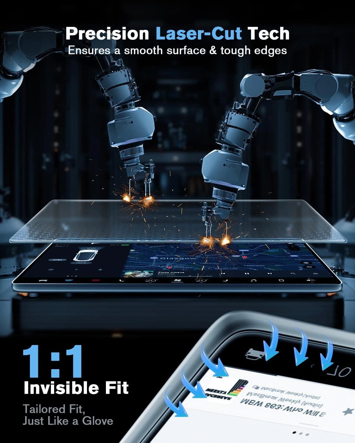 13.4 Inch Matte Anti Glare Screen for Sierra 24-26 (Buttons on Screen)