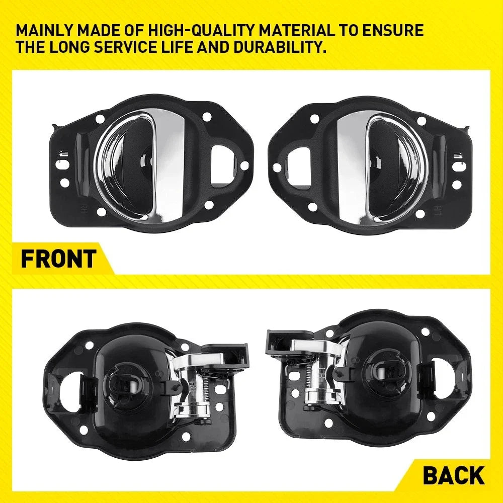 4X Chrome Inside Door Handles for Chevrolet HHR (2006–2011) EPY