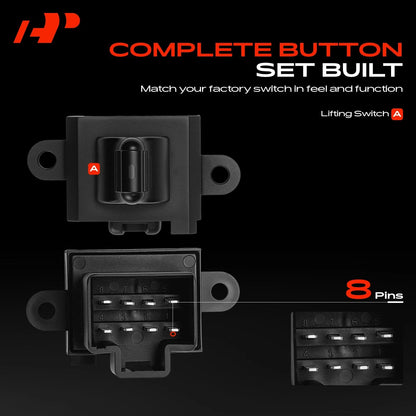 Power Window Switch for Dodge Neon (2000–2005) 4793859AA, DS1180