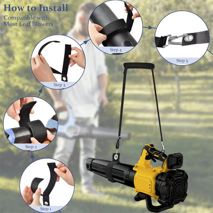 Universal Adjustable Leaf Blower Straps with Anti-Slip Padding