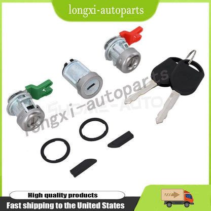 Ignition Lock & Door Lock Cylinder Set w/2 Keys for Ford Expedition (2003–2008) 707592C, 703362C, 7C3Z-1521990-A, 5S4Z11582BB