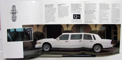 Funeral Vehicle Sales Brochure for Lincoln Town Car (1995)