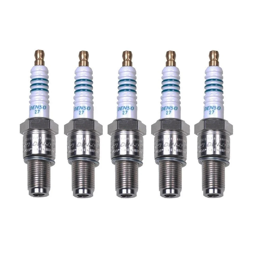 Set of 5 Double Platinum Spark Plugs for Audi A3 Q3, VW CC, Passat, Honda Civic