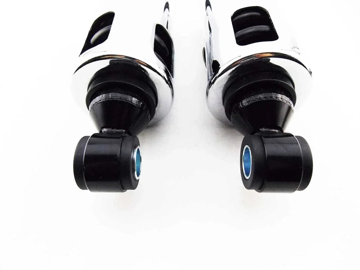 Chrome Rear Shock Absorbers for Harley Davidson FXSTS Springer Softail (89-99)