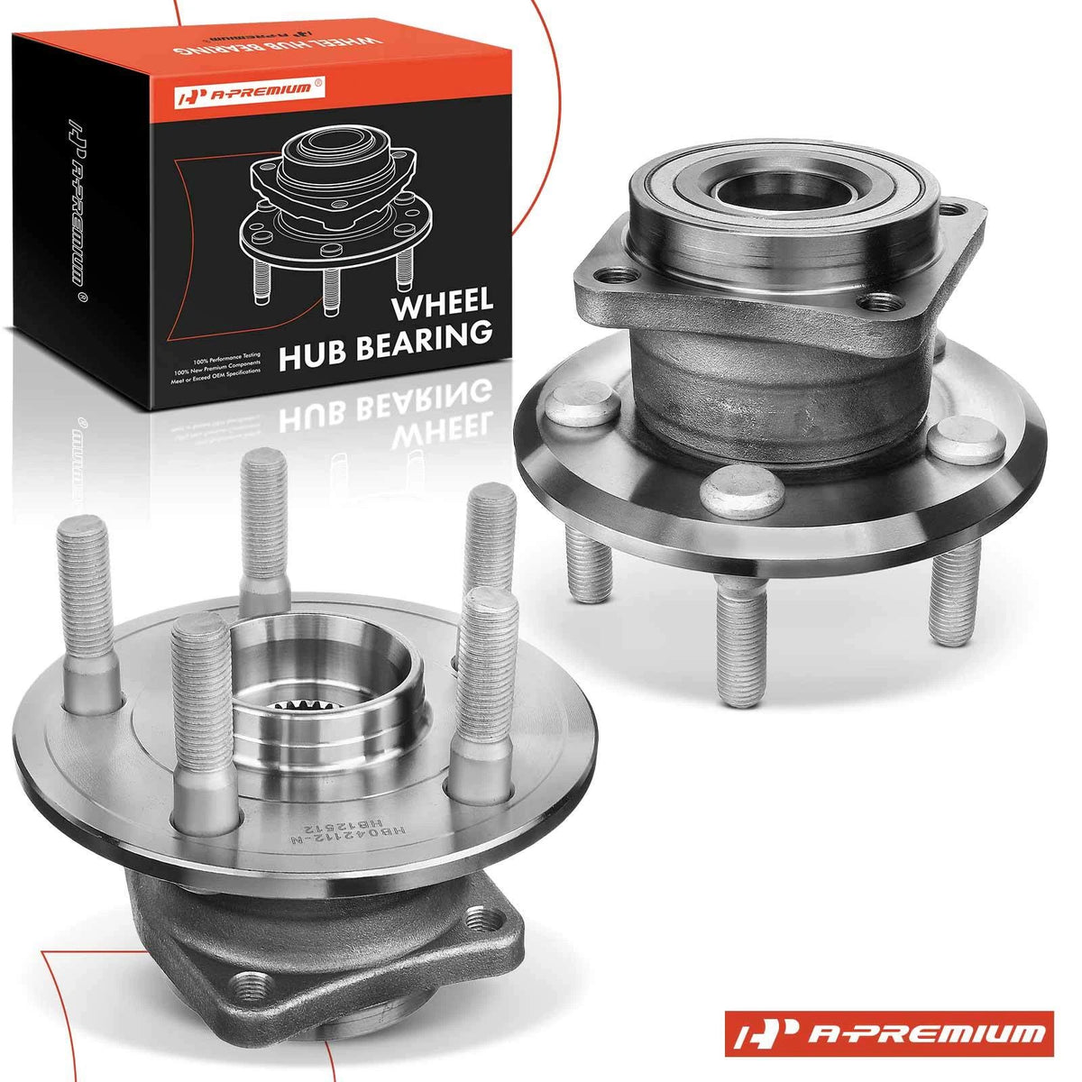 2X Rear Wheel Hub & Bearing Assembly for Toyota Matrix (2003–2006) HA590002, 512512