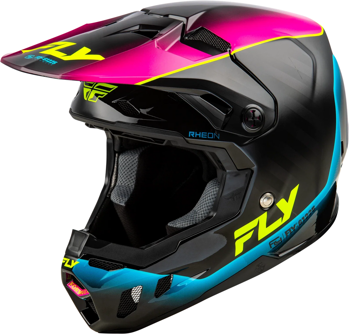 Fly Racing Formula CC Underglow Helmet for Offroad Riding (XS)