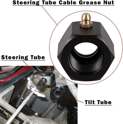 Upgraded Marine Steering Tube Cable Grease Nut for OMC (1986–1999) 98auto2R090