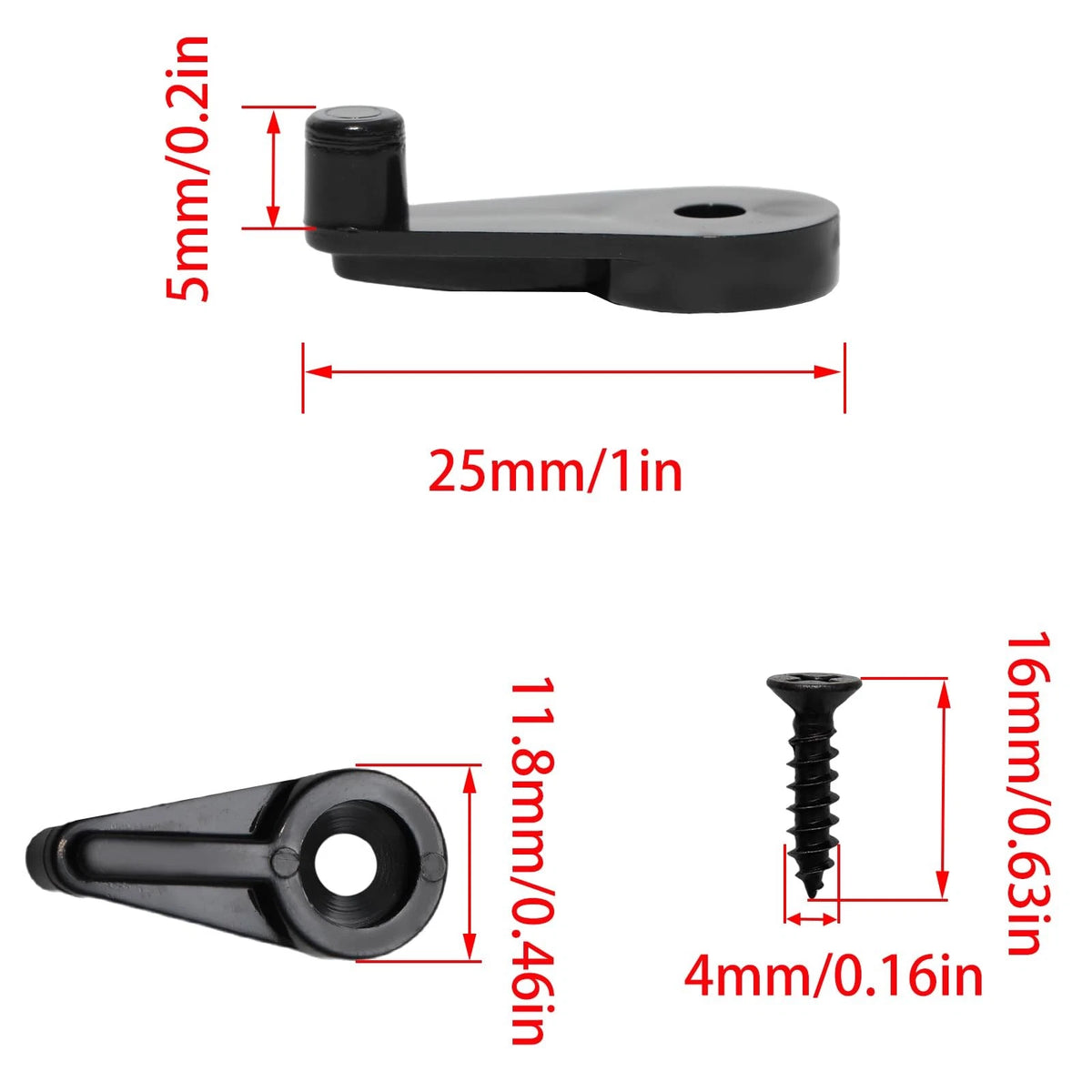 50 Pack Glass Retainer Clips for Window Screens (4-5mm)