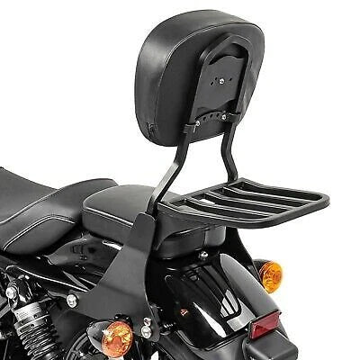Backrest Sissy Bar & Luggage Rack for Harley Sportster XL 883 1200 (1994–2003)