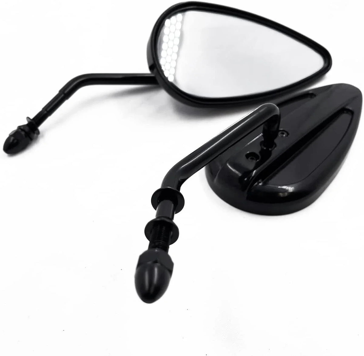 8mm Teardrop Mirror for Harley Davidson Sportster, Low Glide, Softail