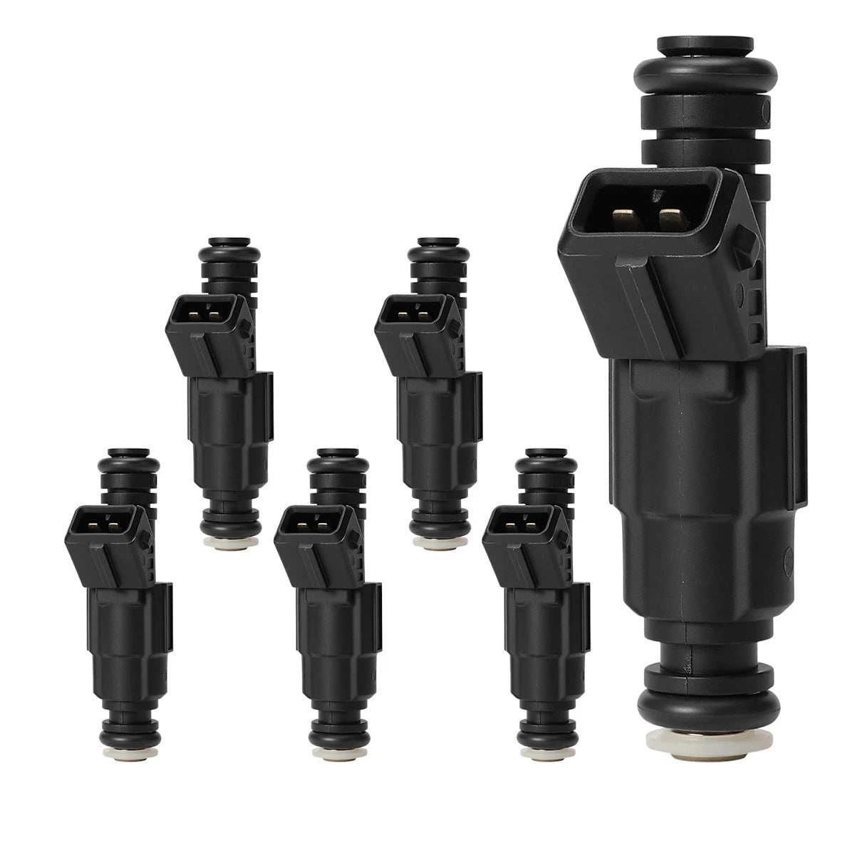 Set of 6 Fuel Injectors for Volvo 960 (1993–1995) 17989067, 85212164