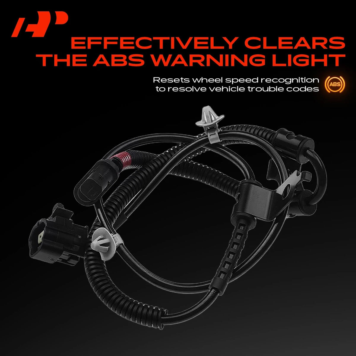 2X Front ABS Wheel Speed Sensor for Hyundai Entourage (2007–2008) Kia Sedona (2007–2008) - 95670-4D000, 95670-4D100