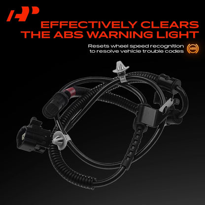 2X Front ABS Wheel Speed Sensor for Hyundai Entourage (2007–2008) Kia Sedona (2007–2008) - 95670-4D000, 95670-4D100