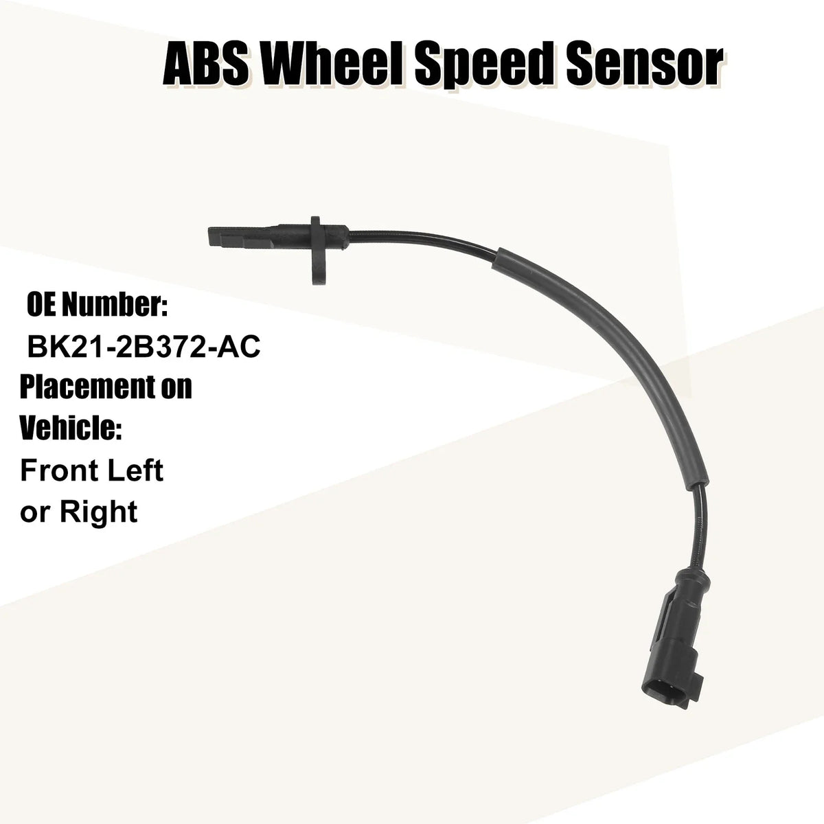 ABS Wheel Speed Sensor for Ford (BK21-2B372-AC) 