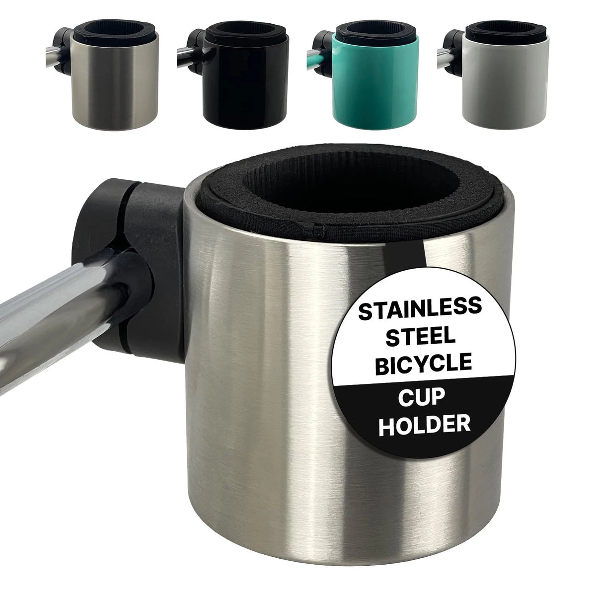 Stainless Steel Bike Cup Holder for Bike (Universal Fit)