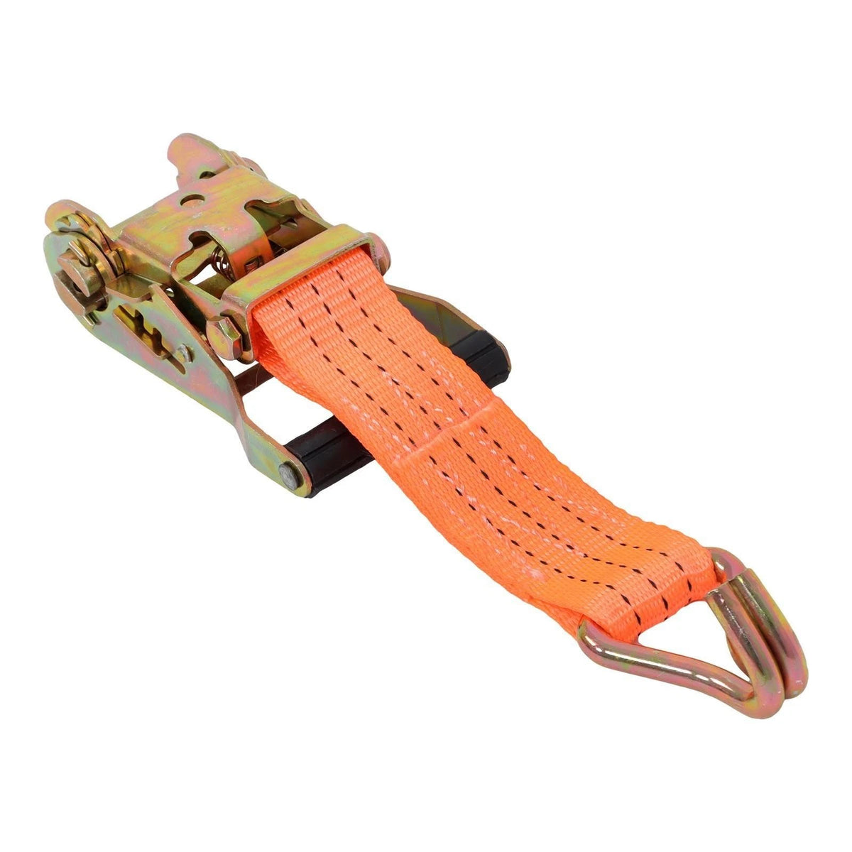 10 Pack 1.5" × 20' 4000 Lbs Ratchet Straps J Hook Tie Downs Orange