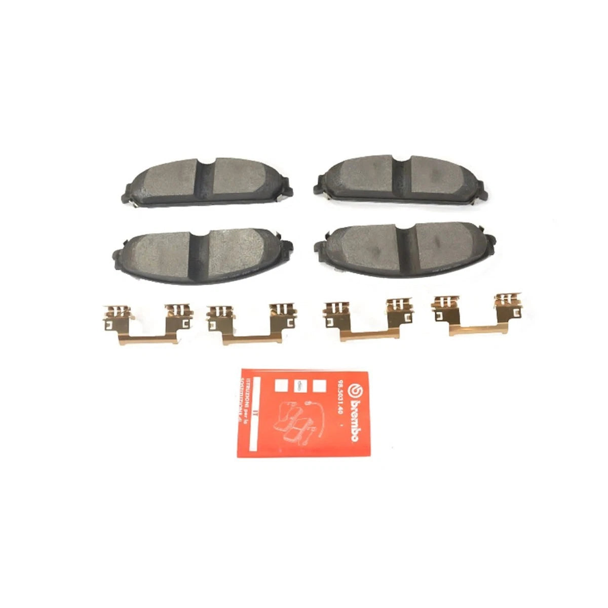 2X Brake Pad Set Front for Dodge Charger (2013–2014) 68209532AA