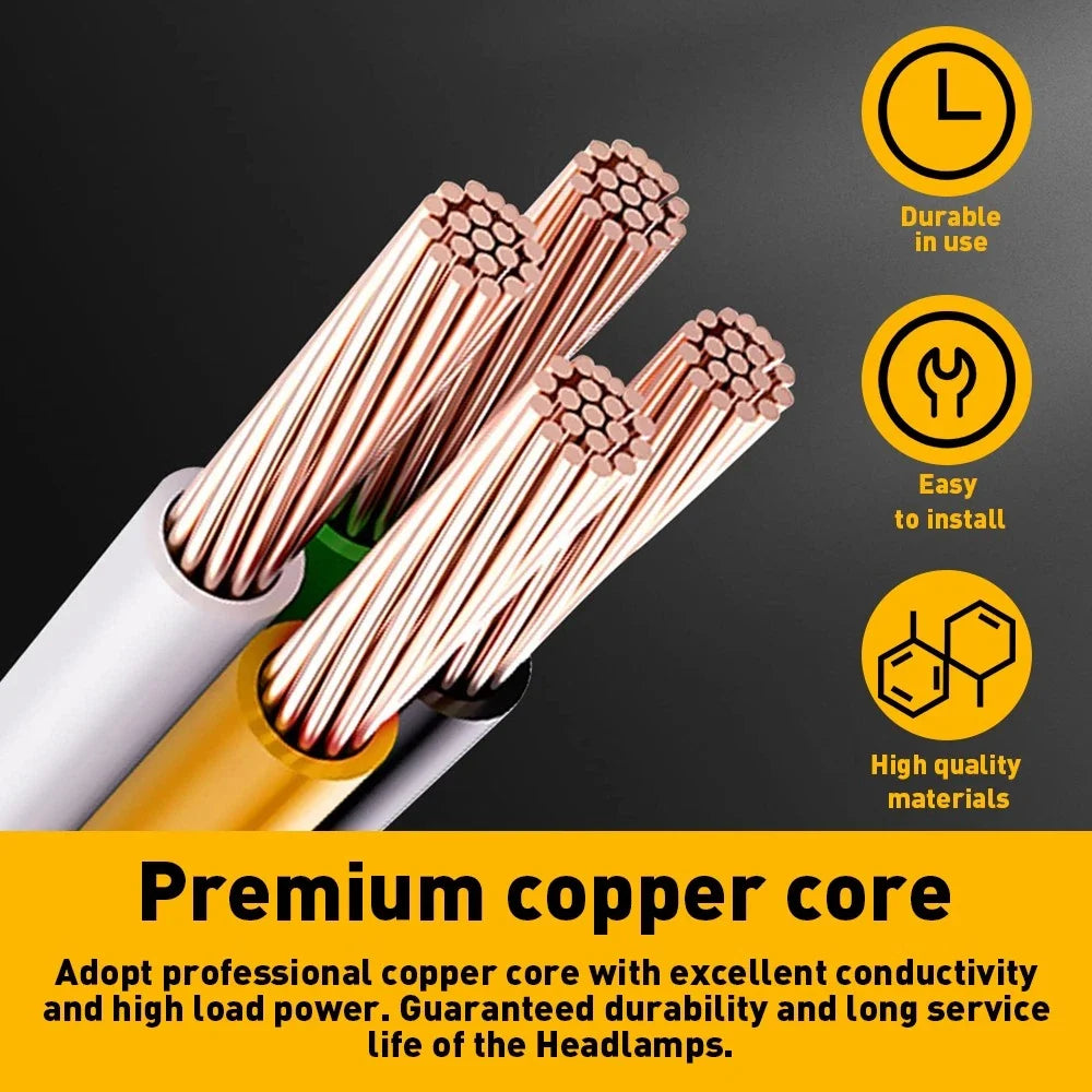 Headlight Wiring Harness 15950809 for Chevy Tahoe Suburban Avalanche (2007–2014)