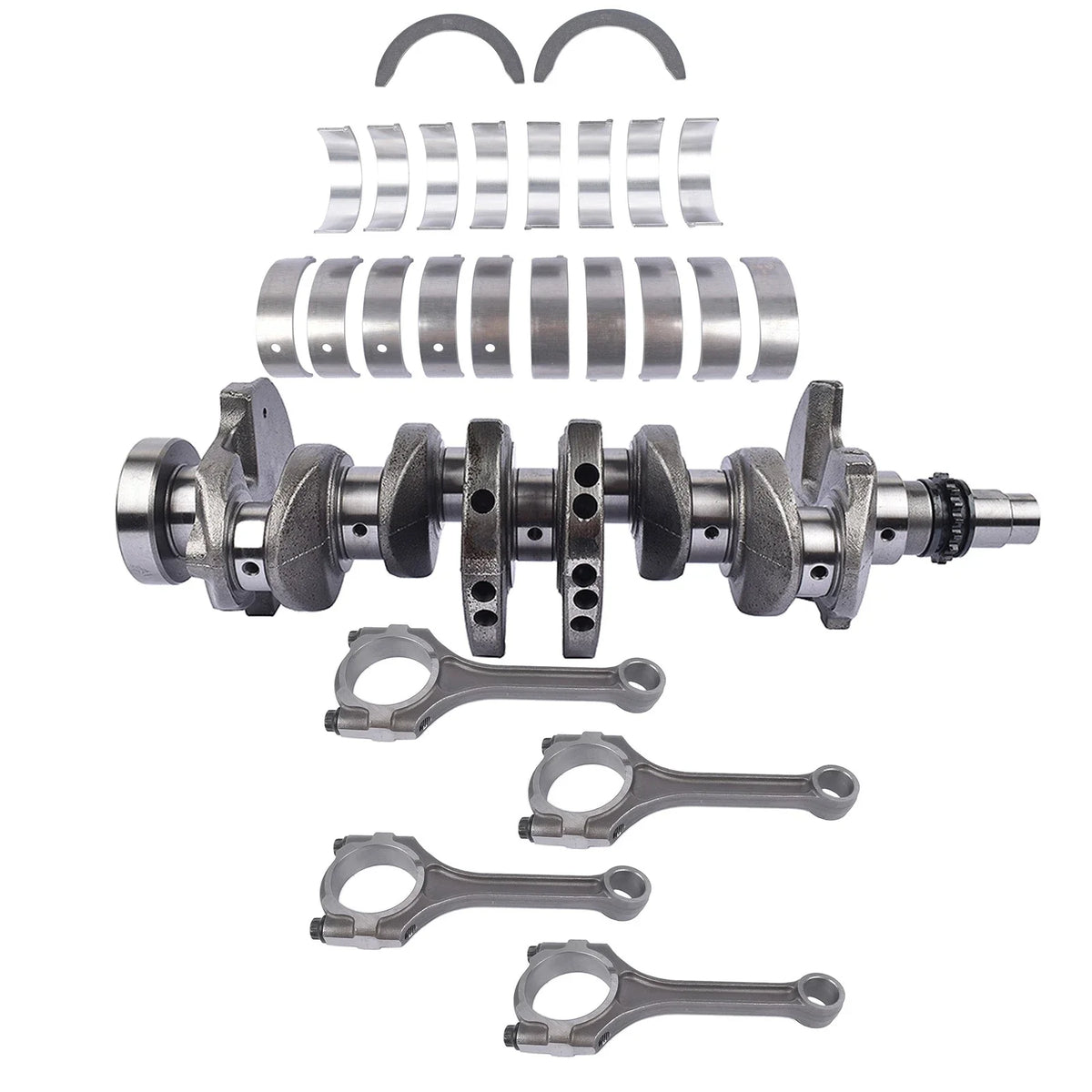 Set of 4 Crankshaft Main & Rod Bearings for Hyundai Accent Veloster (2011–2019)