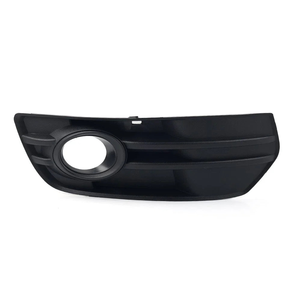 Front Lower Bumper Grille Cover for Audi Q5 (2009–2012) - Black, Fog Lamp Hole