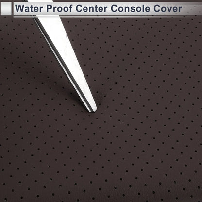 Center Console Cover with Storage Bag for BMW X5 (2019–2024) Dark Brown