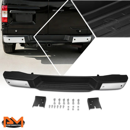 Rear Bumper Assembly for Nissan NV1500-NV3500 (2012–2021) w/Park Sensor Holes Chrome