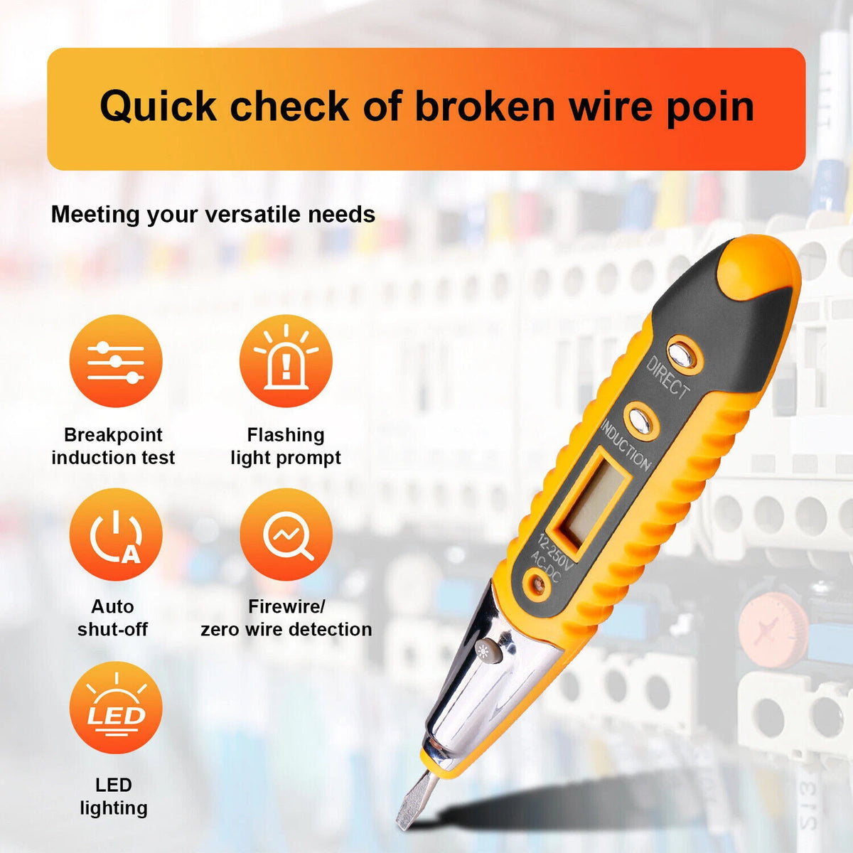 Voltage Electric Tester for Automotive Use (12-1000V)
