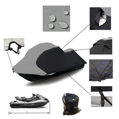 Trailerable Jet Ski Cover for Sea Doo GTX 155 260 300 (2010–2023)