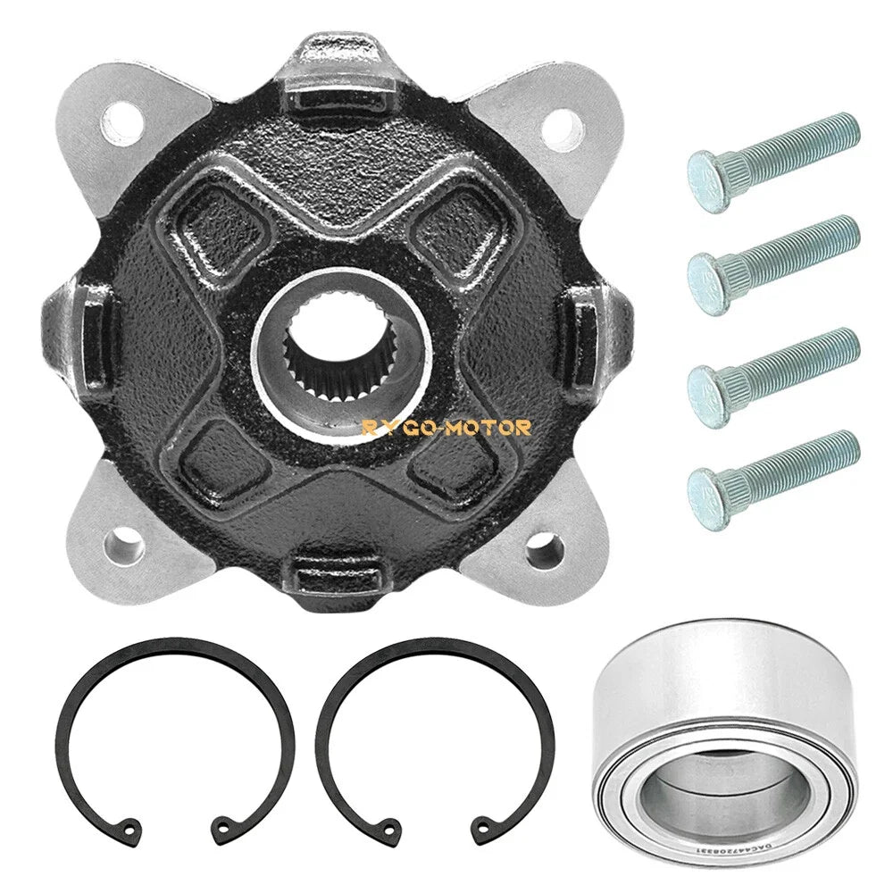 Front Wheel Hub & Bearing Kit for Polaris Ranger 500 800 Diesel 900 Crew