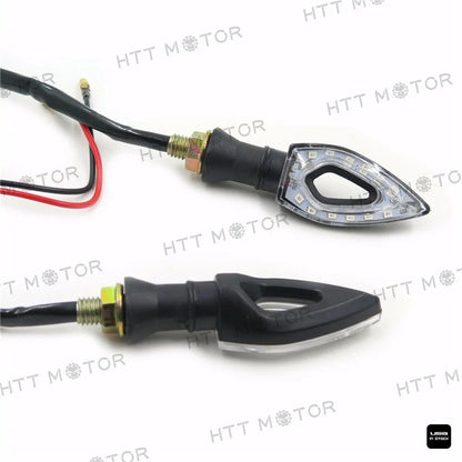 2X Motorcycle Turn Signal Lights Indicator 12V for Yamaha Honda Suzuki Kawasaki