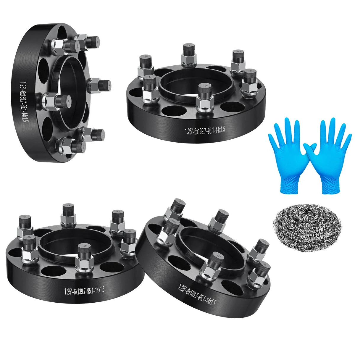 Hub Centric Wheel Spacers for Toyota Tacoma (2024–2025) (1.25" 6x5.5) (4 Pcs)