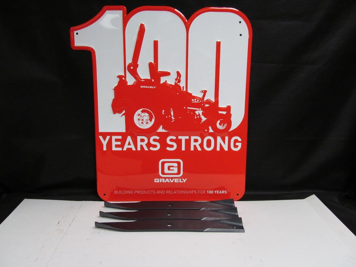 Set of 3 Lawn Mower Blades for Gravely Ariens (OEM)