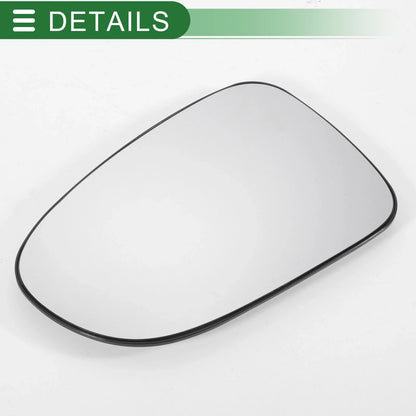 Left Side Convex White Mirror Glass for Ford Galaxy (Non-Heated)